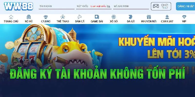 Đăng Ký WW88 10 Đăng ký ww88